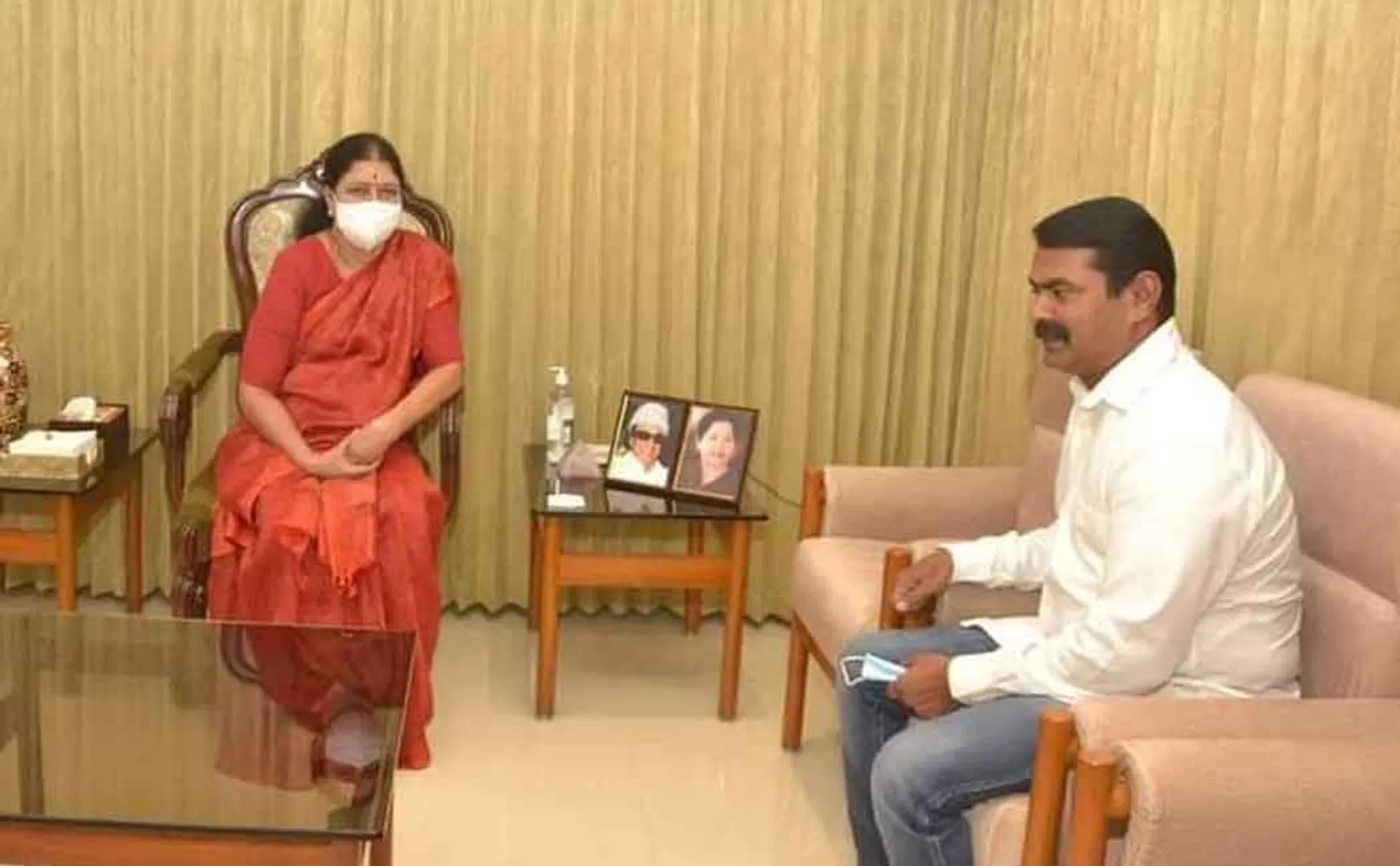 Sasikala meets seeman will seeman join with kamalhasan 