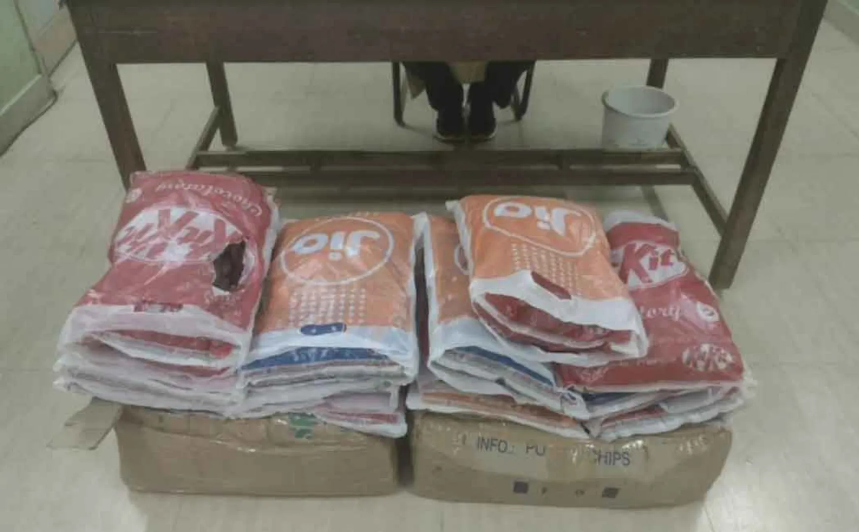 Young people caught smuggling drug in a modern way