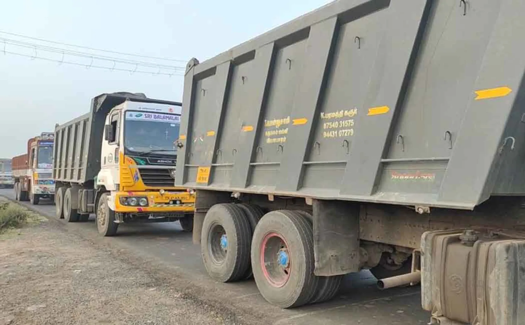 50 lorries checked Revenue, Police Action 