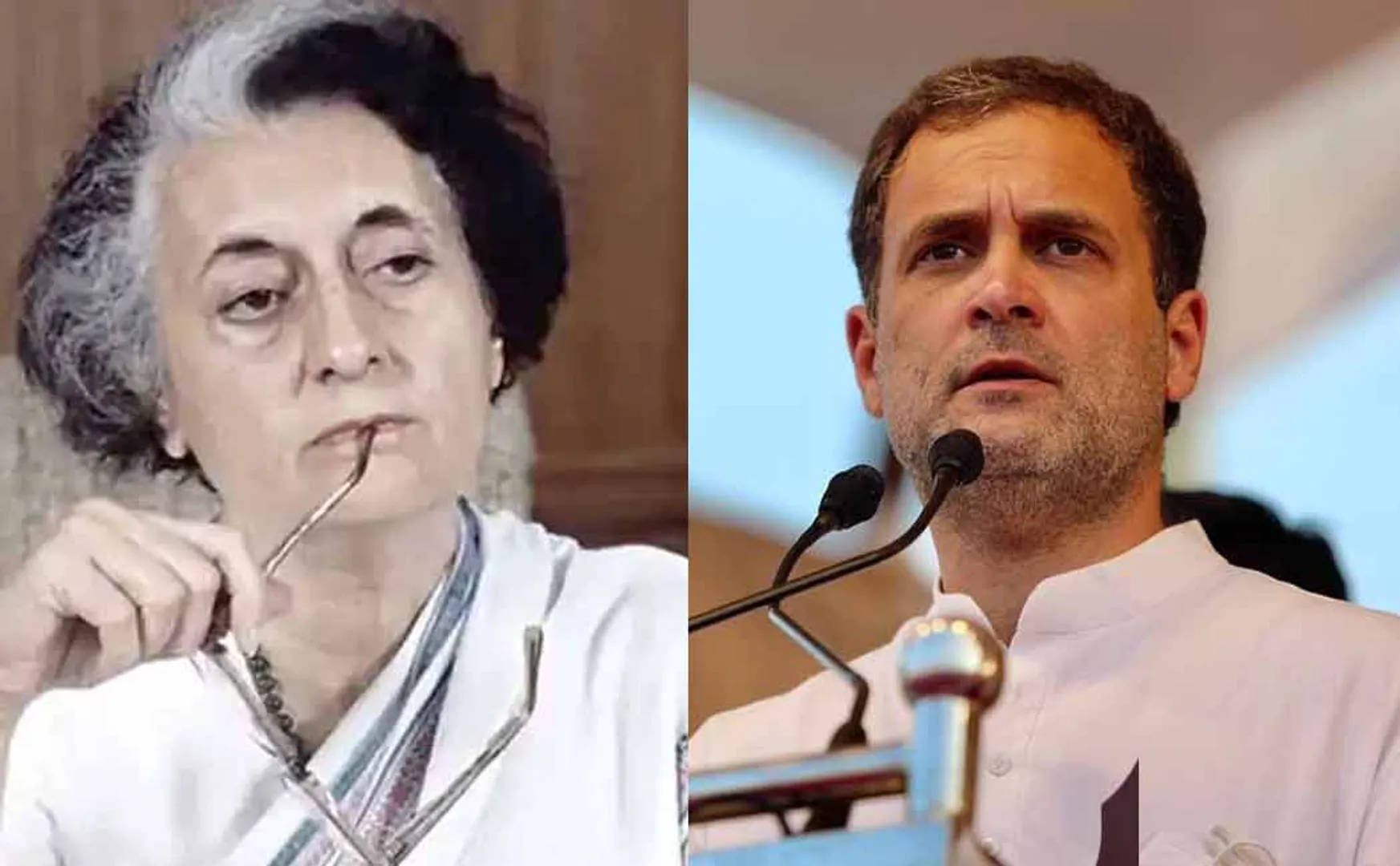 rahul gandhi - indra gandhi