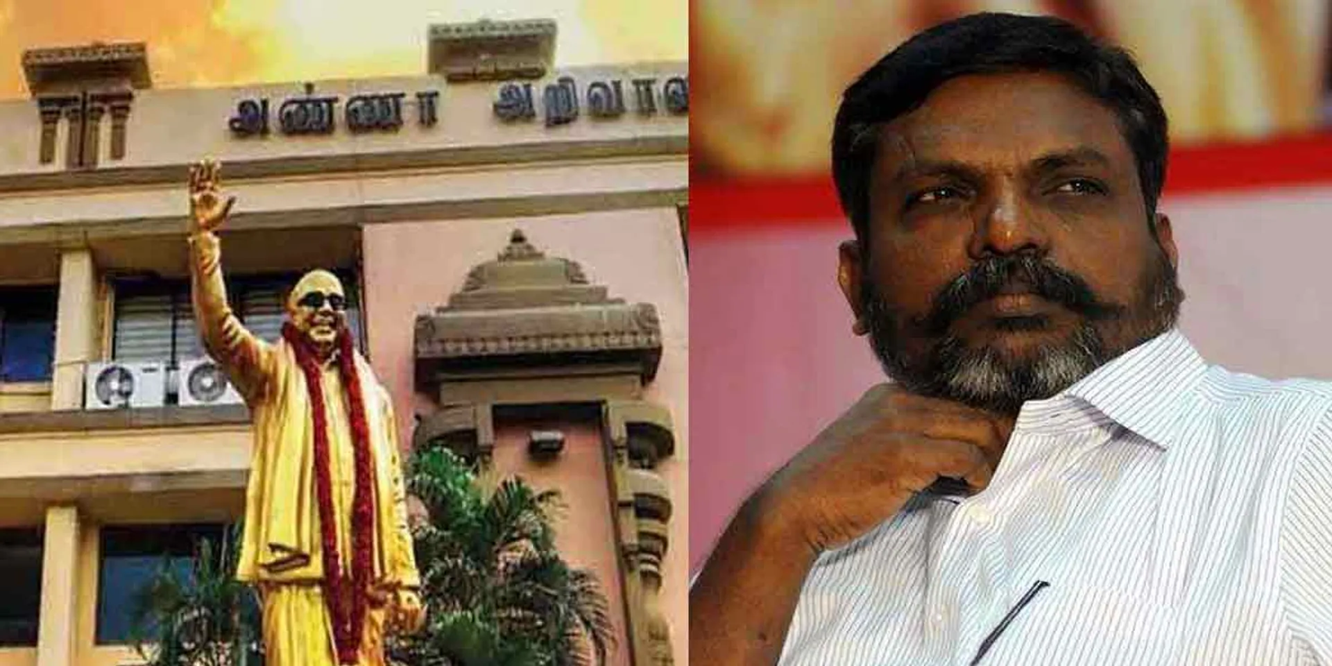  6 constituencies for Vck in DMK alliance ... Thiruma signed