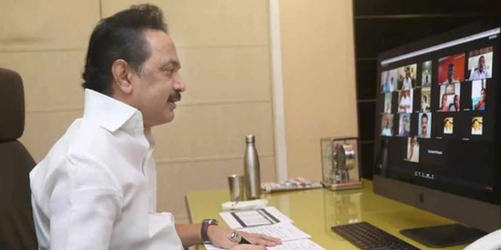  Stalin's video consultation with  Administrators