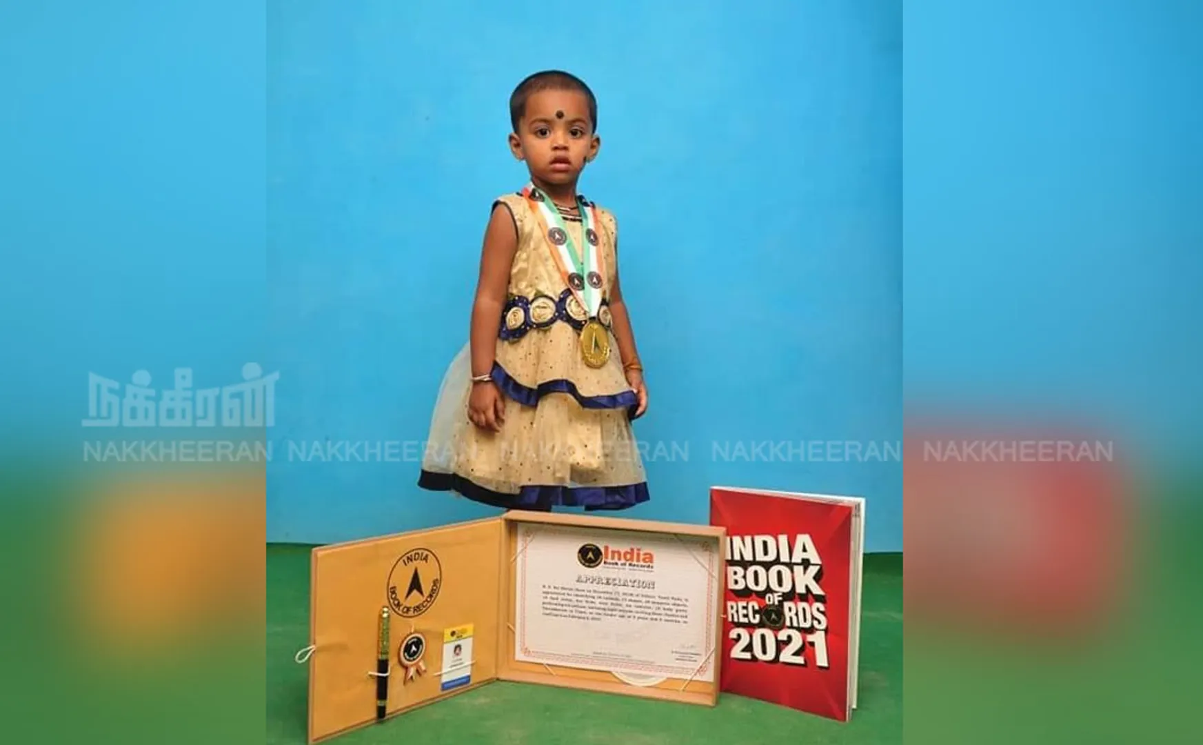INDIA BOOK OF RECORDS TIRUPATHUR CHILD 