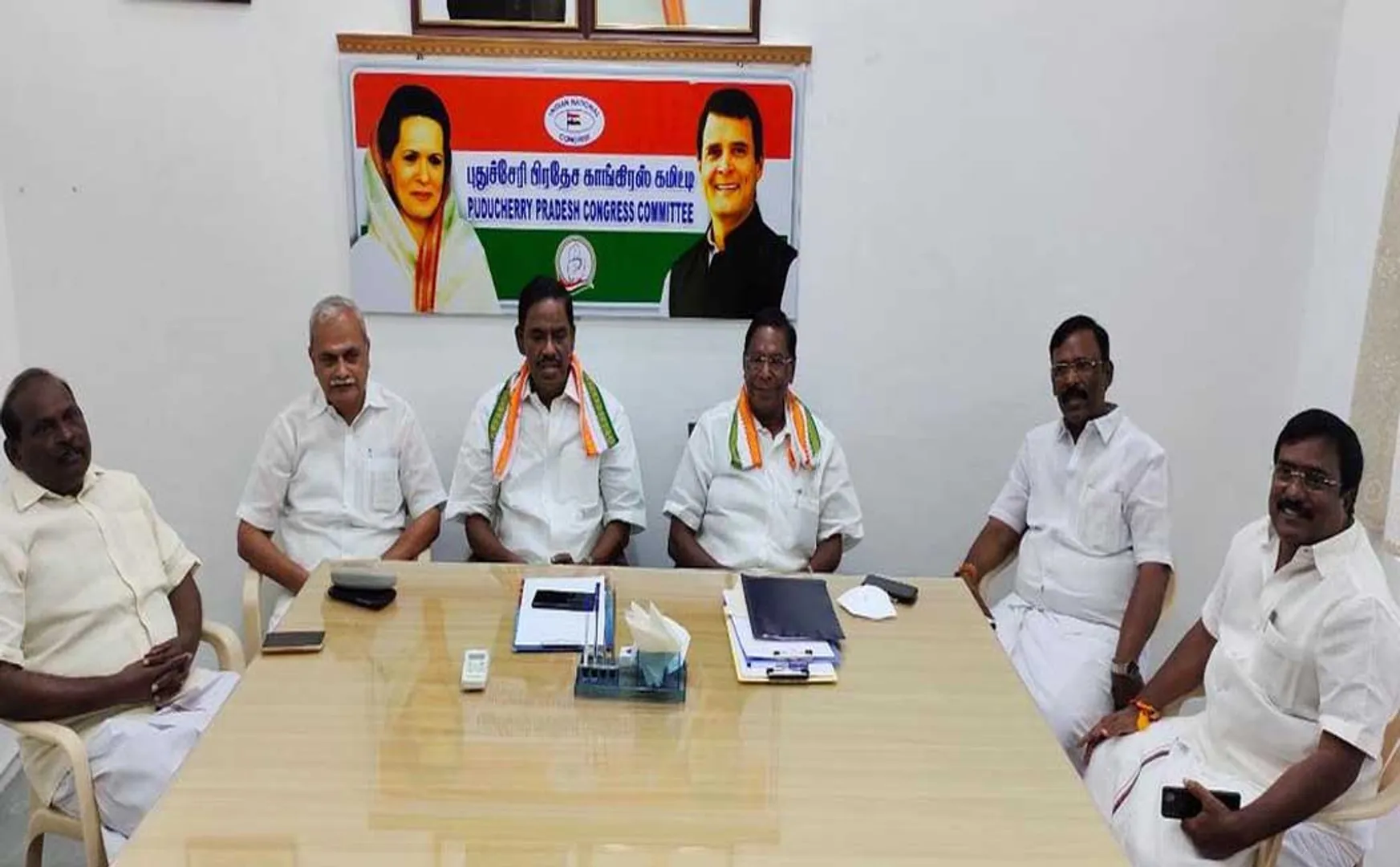 DMK AND CONGRESS ALLIANCE NARAYANASAMY PRESSMEET 