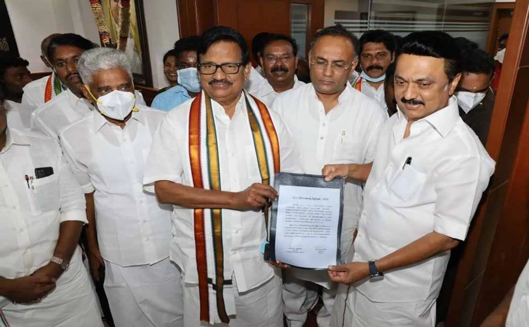 DMK AND CONGRESS PARTIES ALLIANCE TN ASSEMBLY ELECTION 