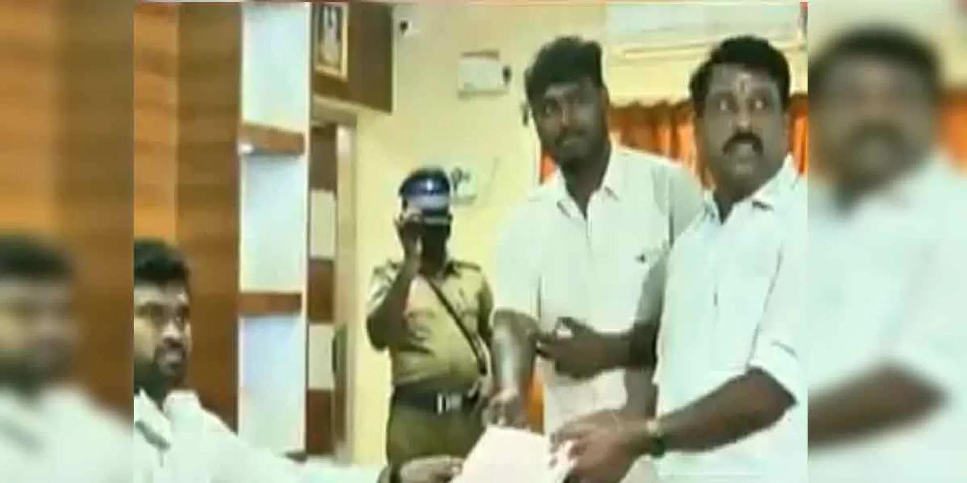 BJP leader Nagendran who filed his nomination before the announcement of the candidate!