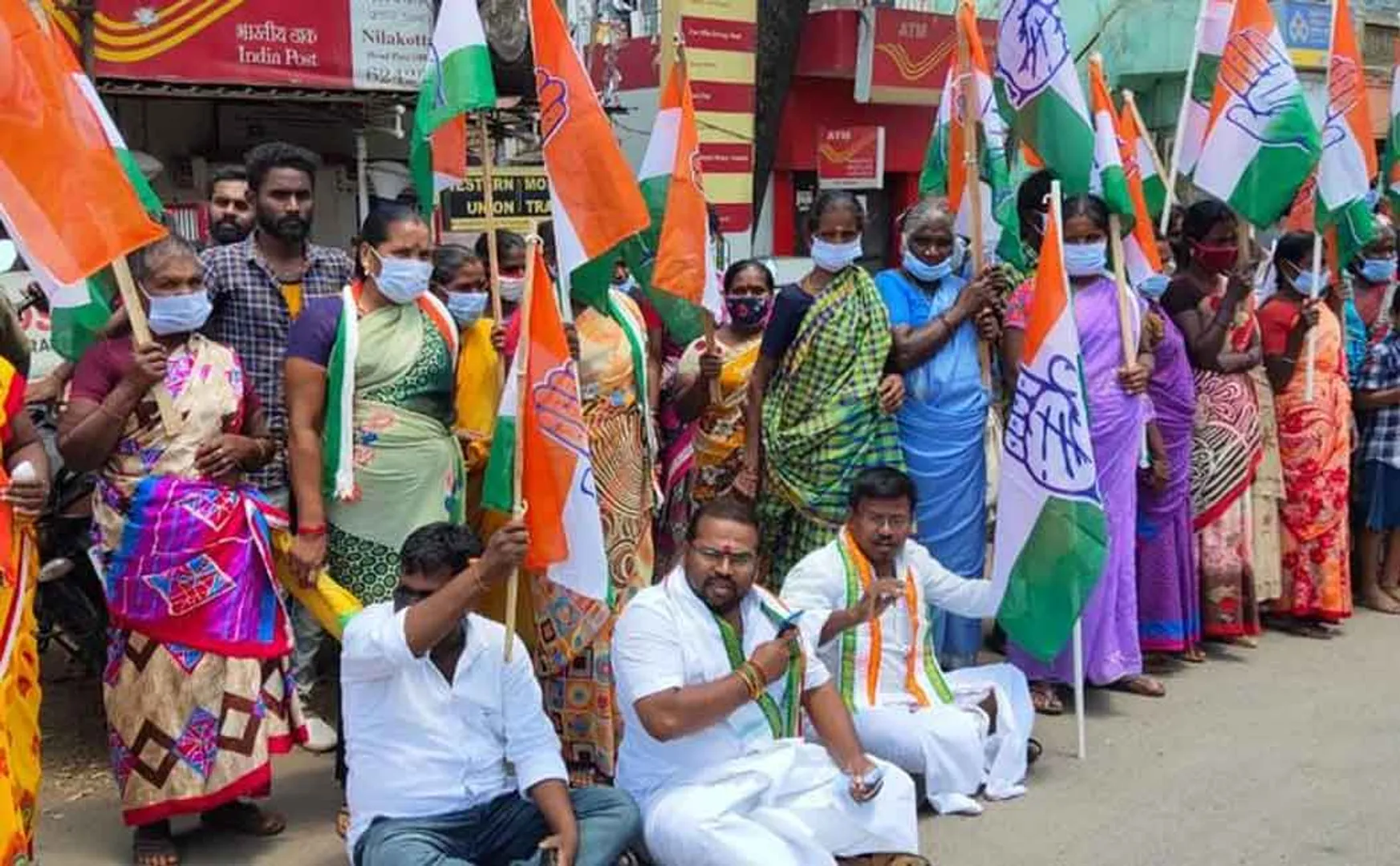 Supporters involved in the Tarna struggle as the constituency was not allotted