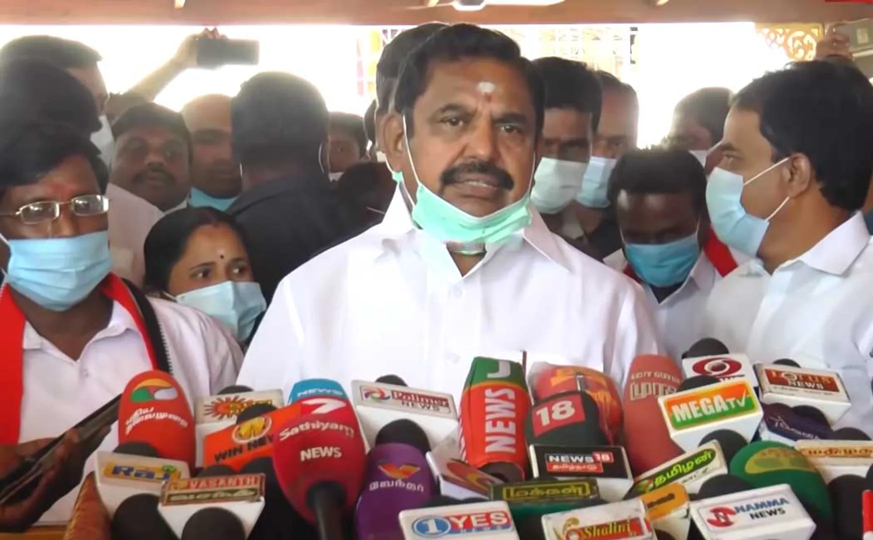 CM EDAPPADI PALANISWAMI PRESSMEET IN SALEM 