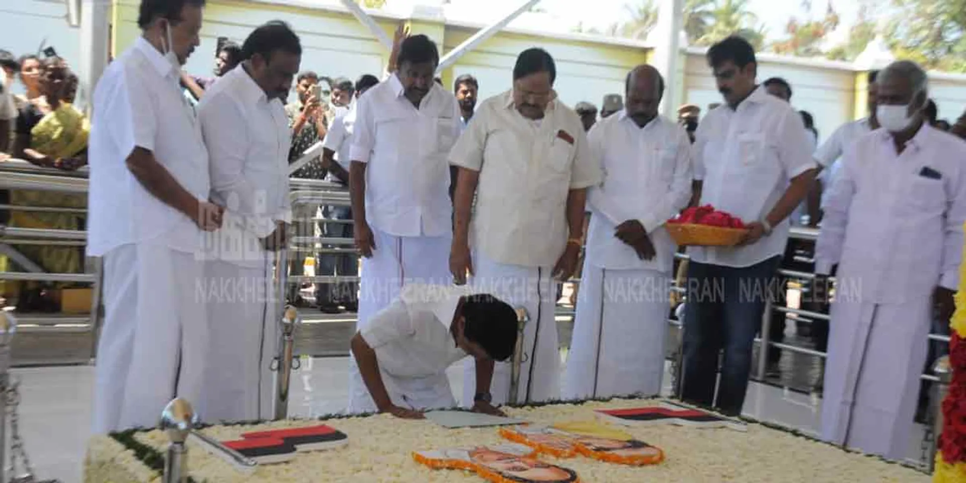 Stalin with election statement ... Tribute at kalaingar memorial ...