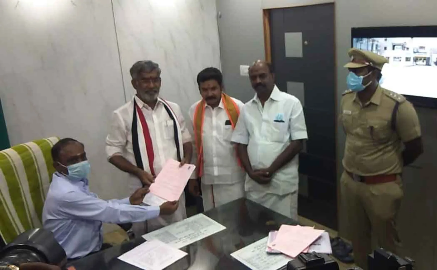 Vellamandi N. Natarajan filed the nomination 