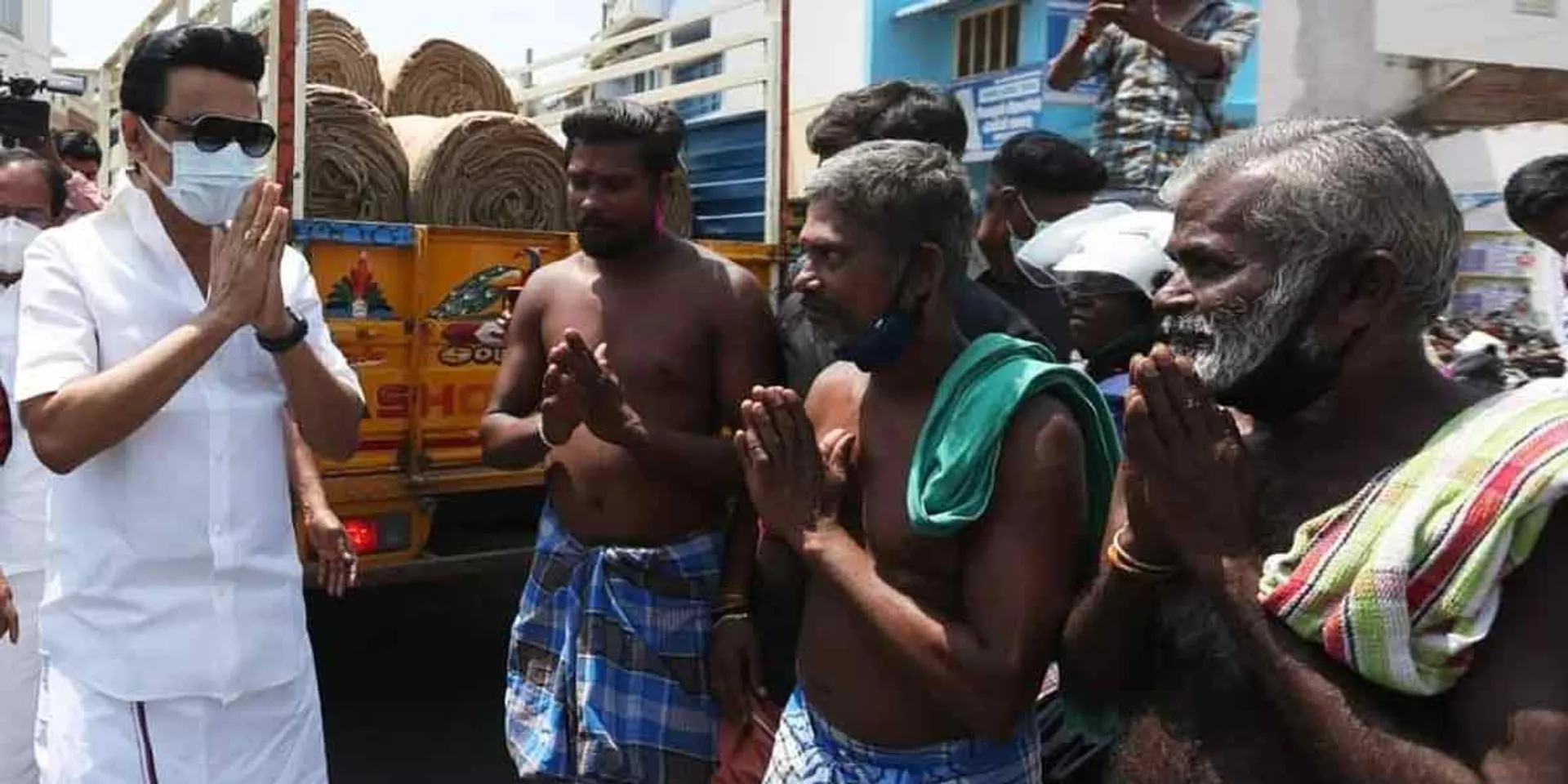  MK Stalin took to the streets and showed 'mass' for DMK candidates in Salem!