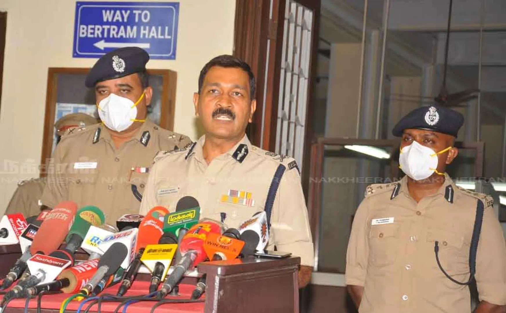Commissioner of Police who personally inspected the vote counting center 