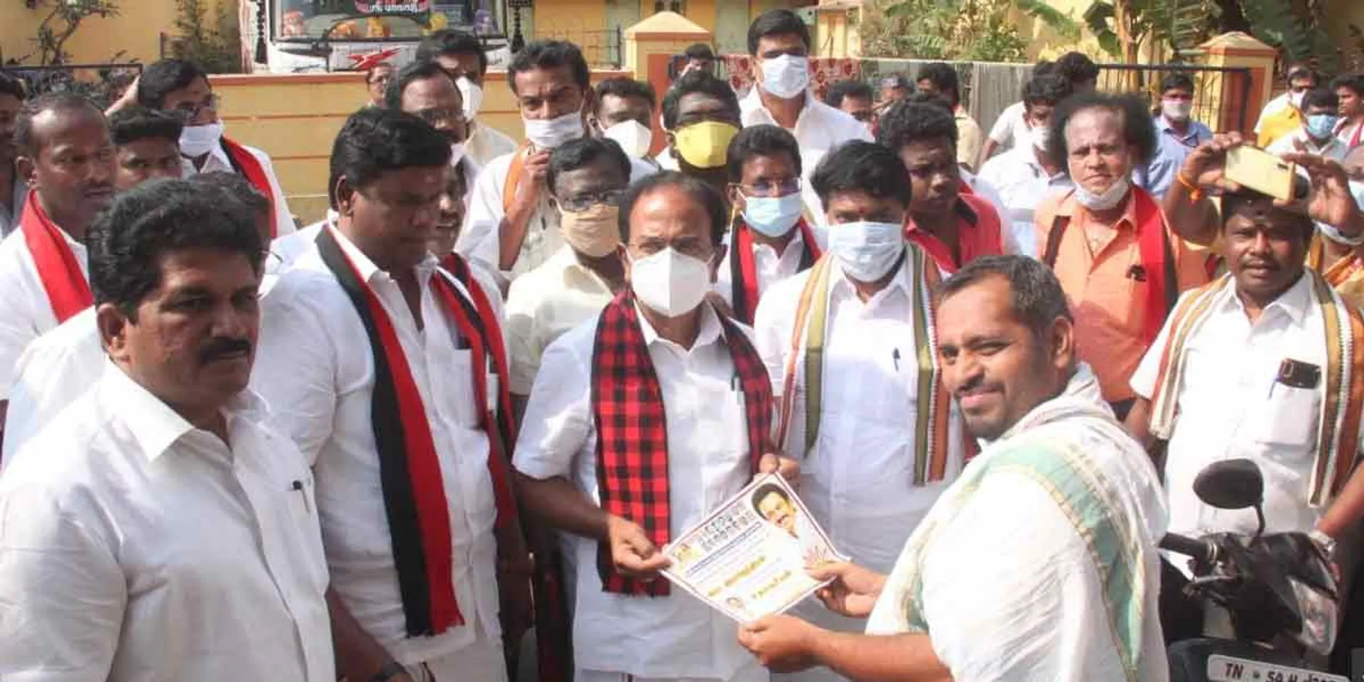 Salem North constituency DMK candidate house to house vote collection!