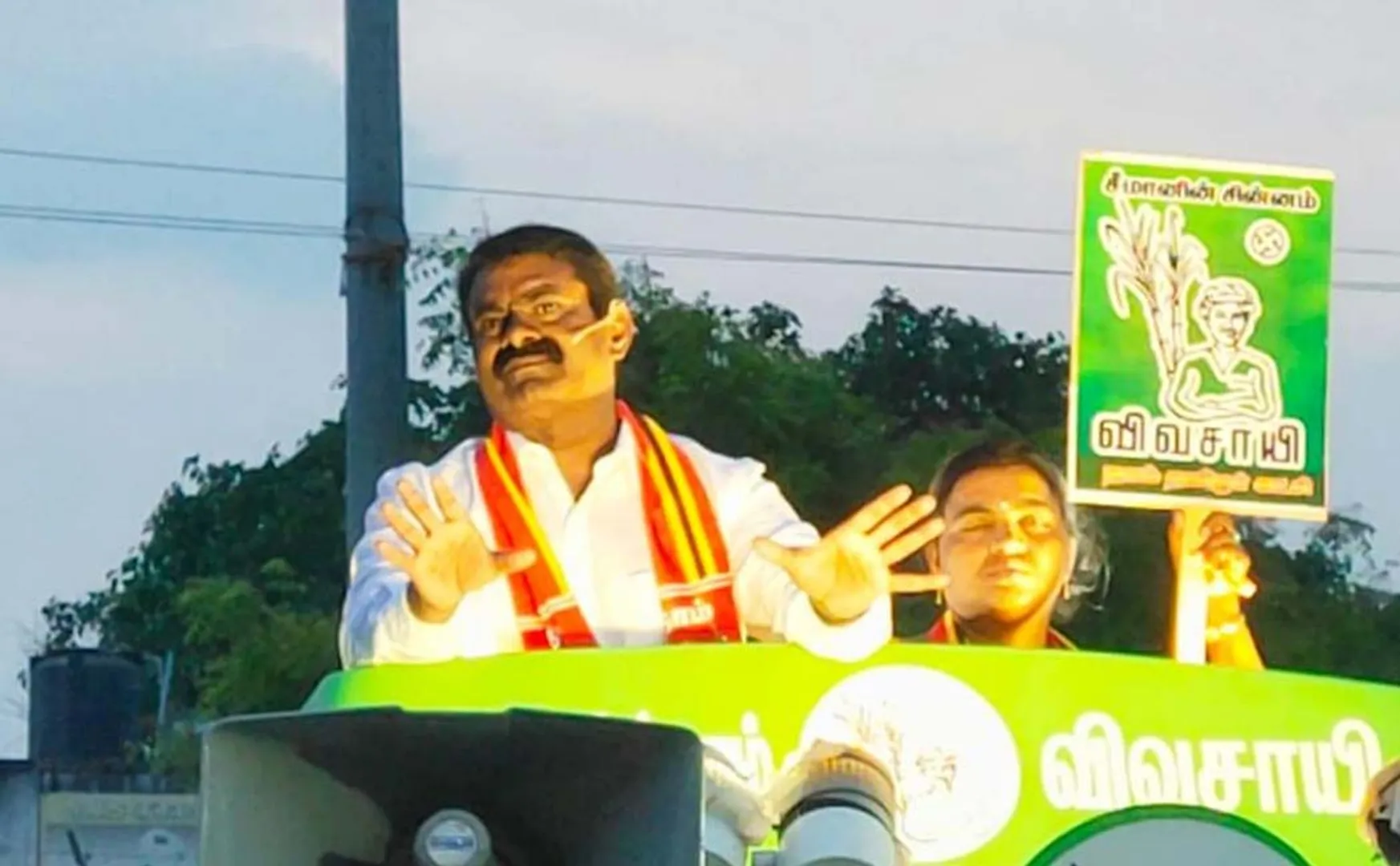 NAAM TAMILAR KATCHI SEEMAN ELECTION CAMPAIGN AT DINDIGUL DISTRICT