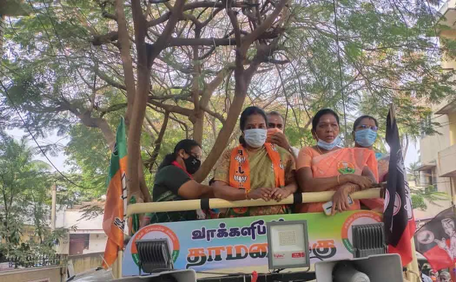 Vanathi Sreenivasan election campaign at covai 