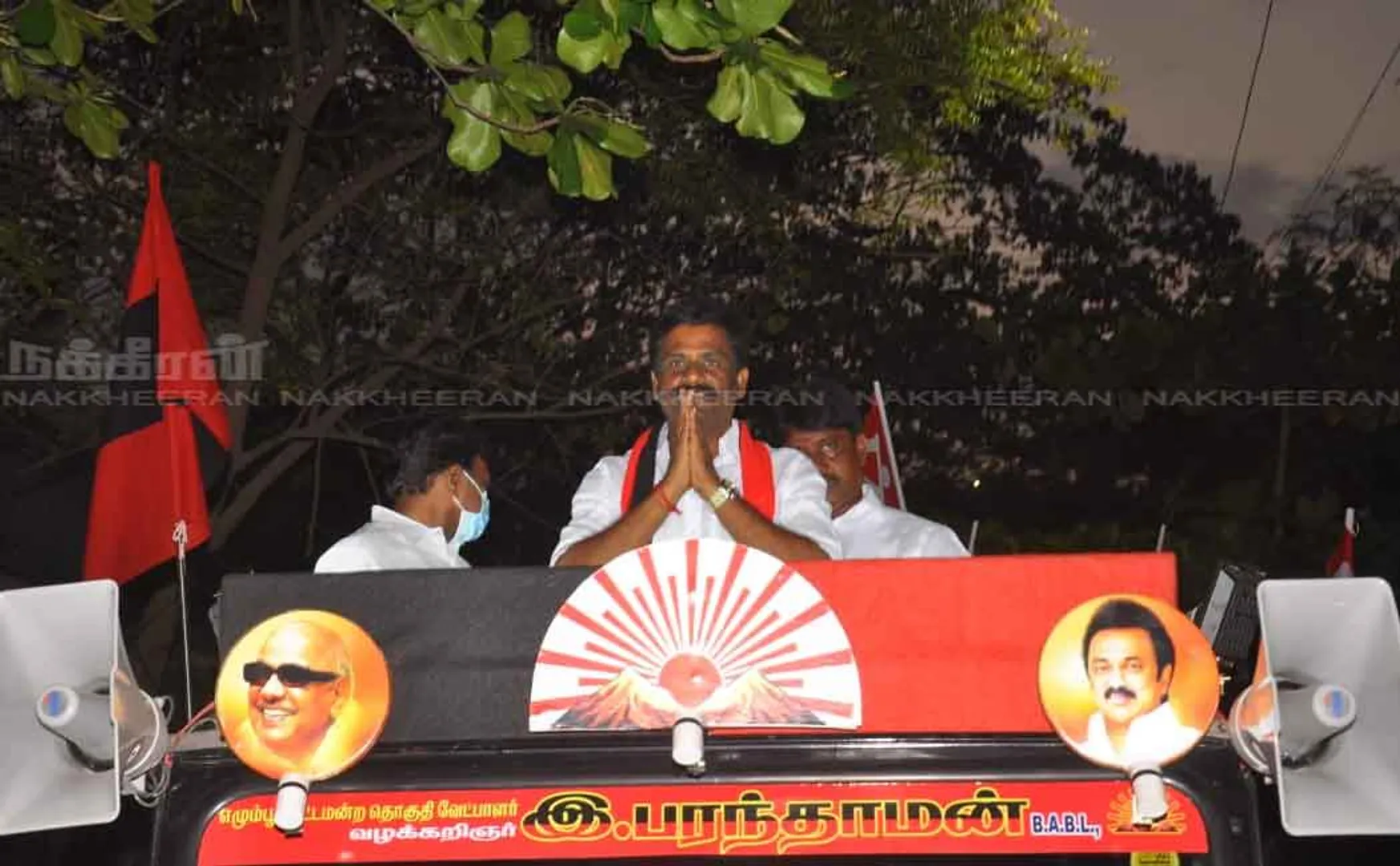 dmk paranthaaman involved in campaign at chetpet