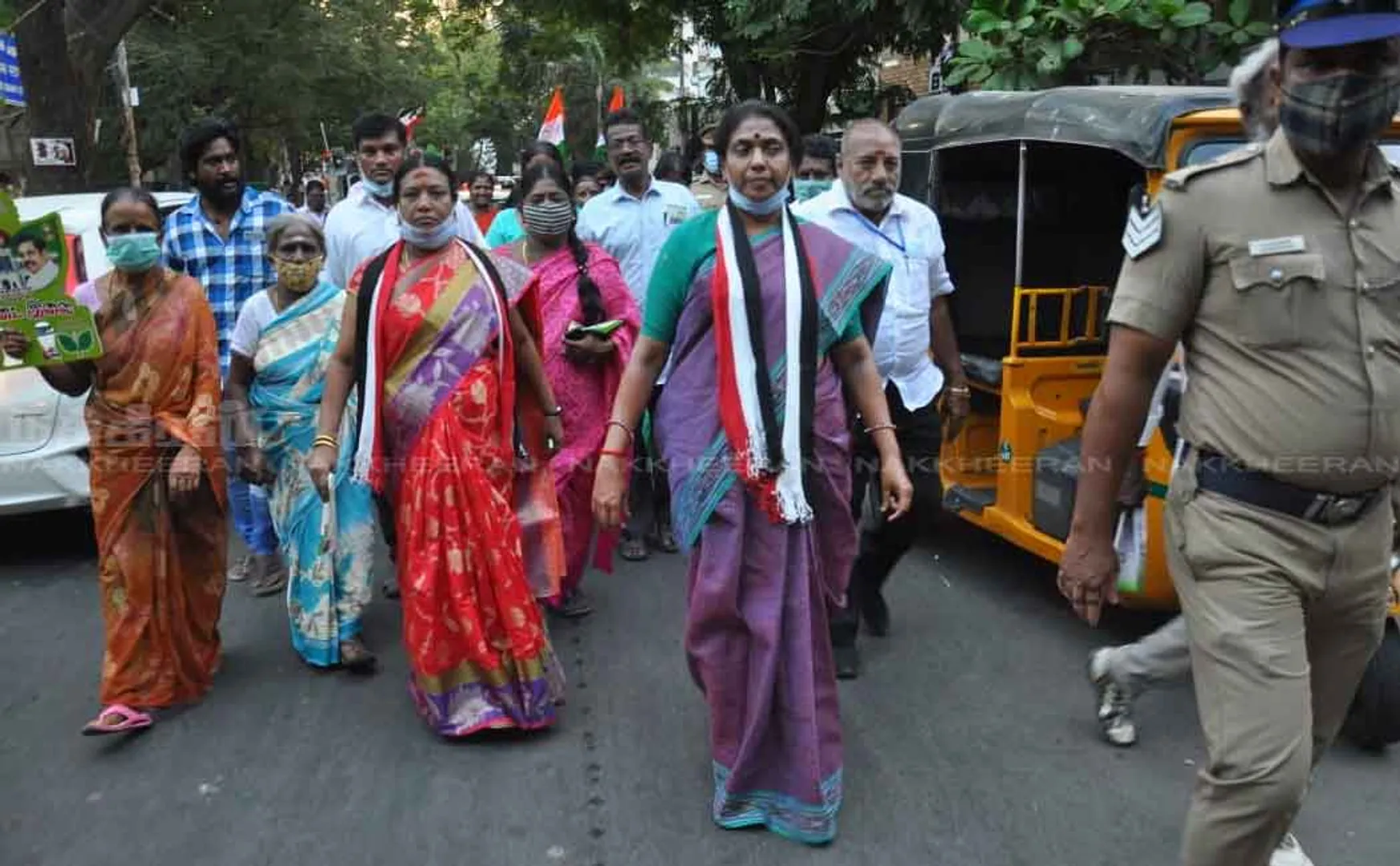 gokula indhira involved in campaign in hers constituency