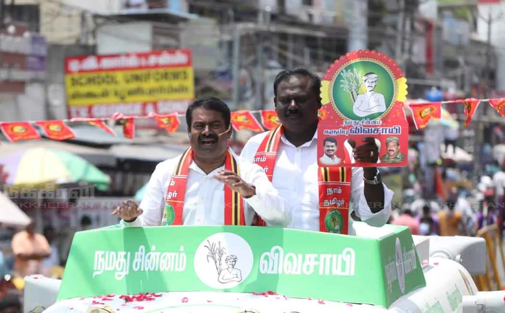 seeman involved in campaign for supporting tambaram candidate