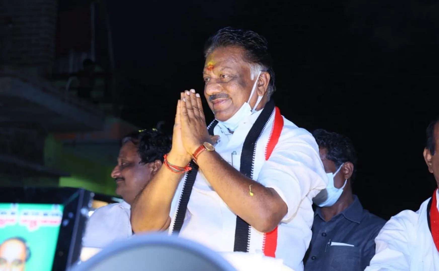 admk leader and deputy cm ops election campaign at salem 