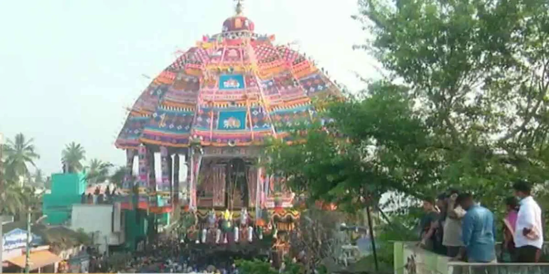 The world famous Thiruvarur Festival started