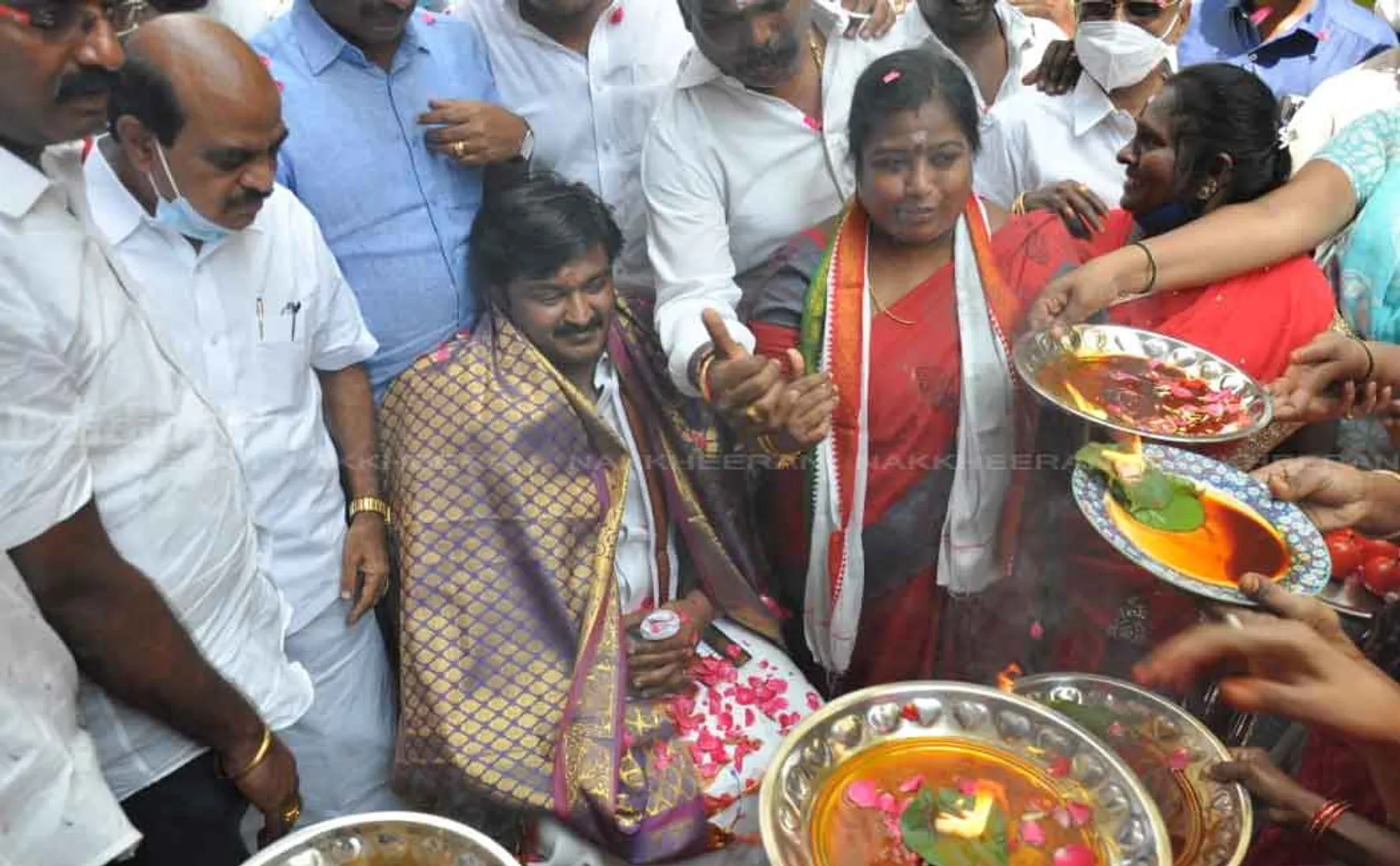 Sun Maulana campaigning in Velachery 