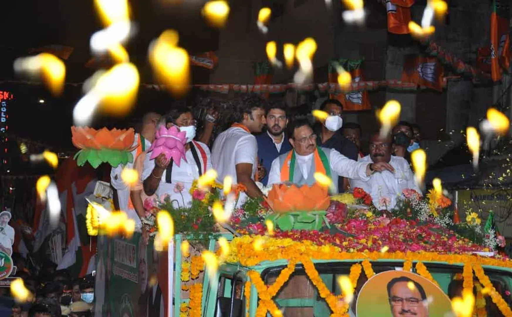 BJP NATIONAL SECRETARY JP NADDA ELECTION CAMPAIGN AT TAMILNADU