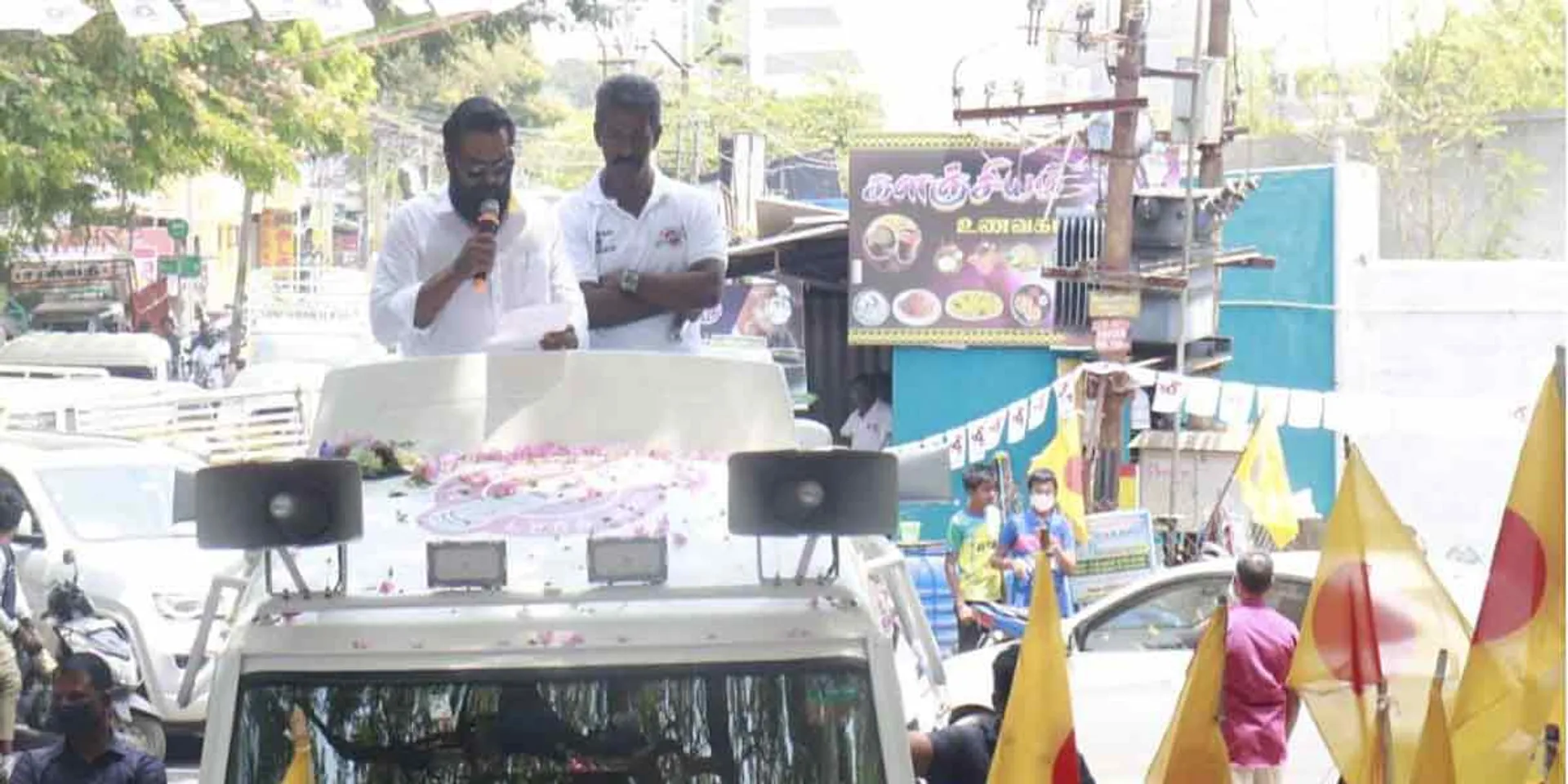  "We will always be young to look at Kamala and me" - Sarathkumar in the campaign