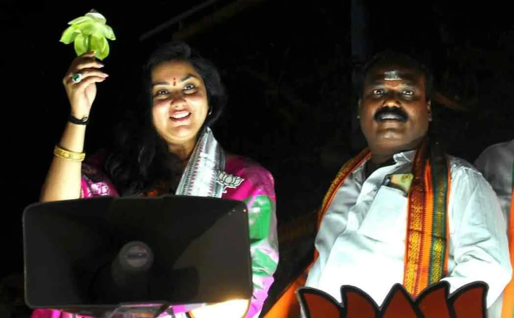 Problem Actress Namitha's election campaign in virudhunagar 