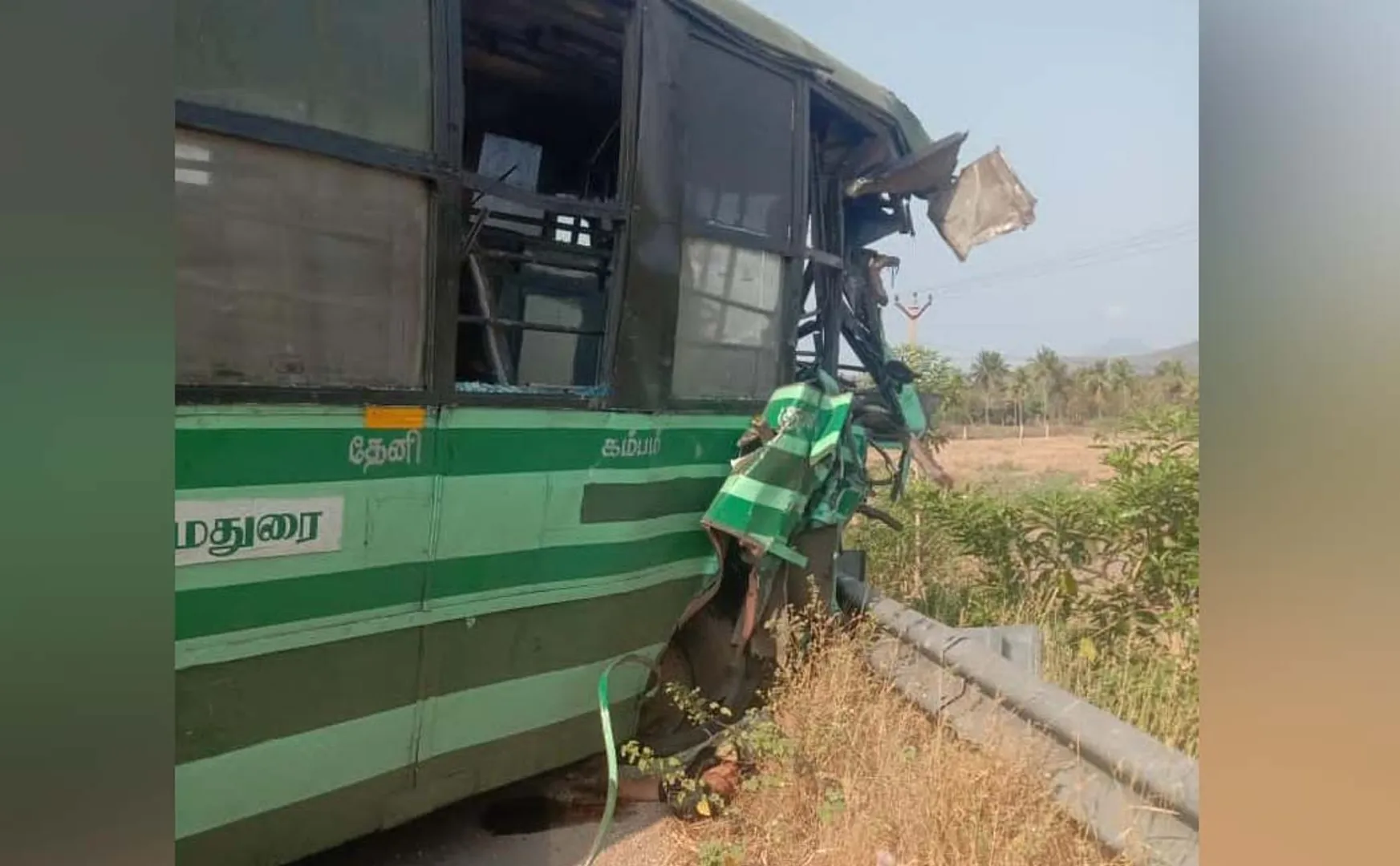 dindigul district bus and van incident employees 