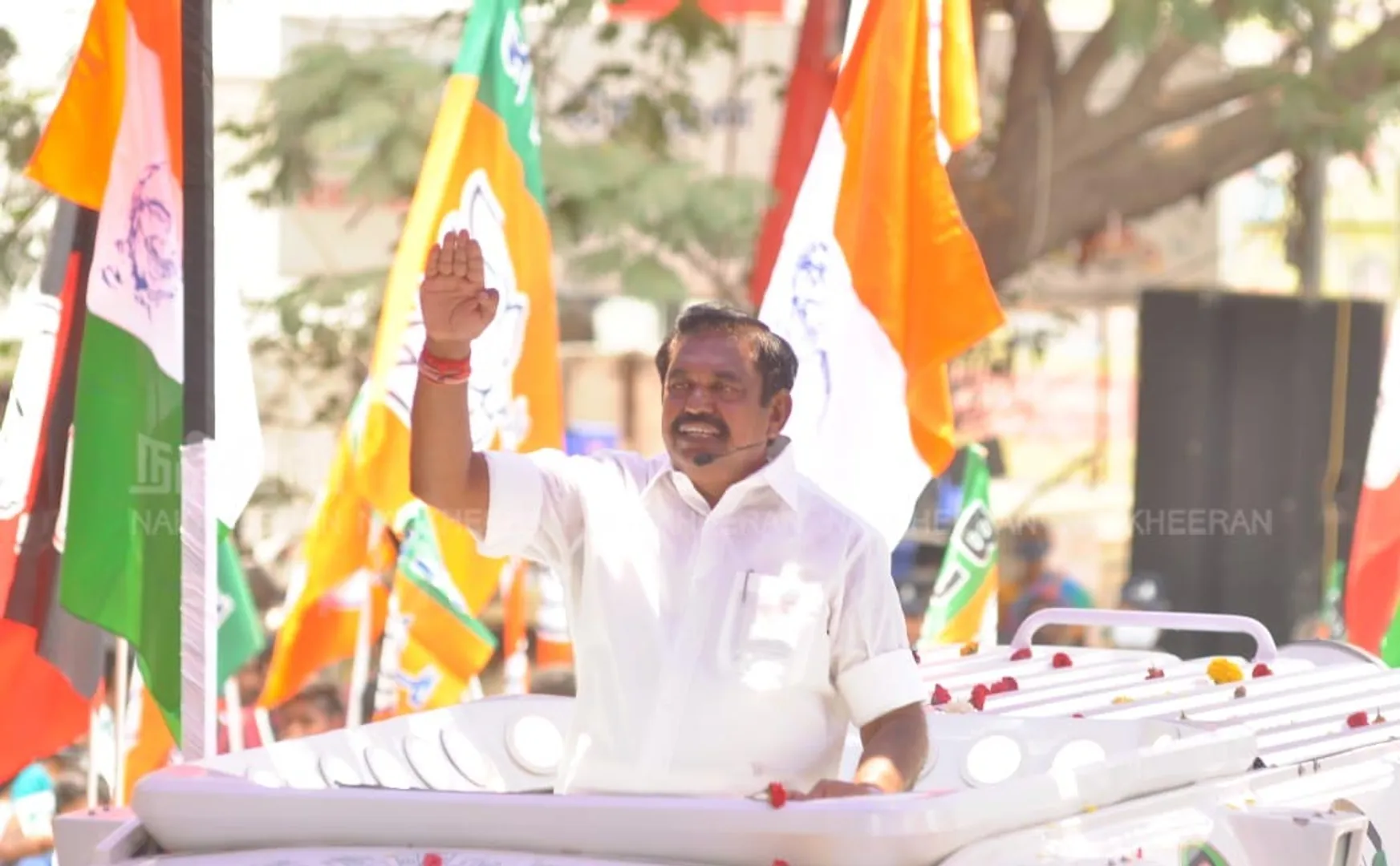 election campaign in chennai admk leader and cm of tamilnadu 