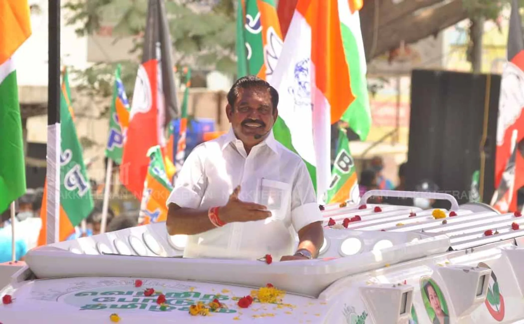 admk leader and cm of tamilnadu election campaign 