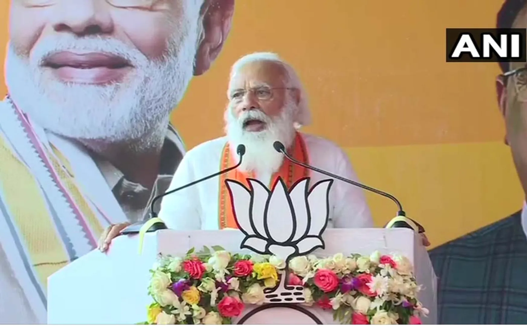 PM NARENDRA MODI ELECTION CAMPAIGN AT PUDUCHERRY 