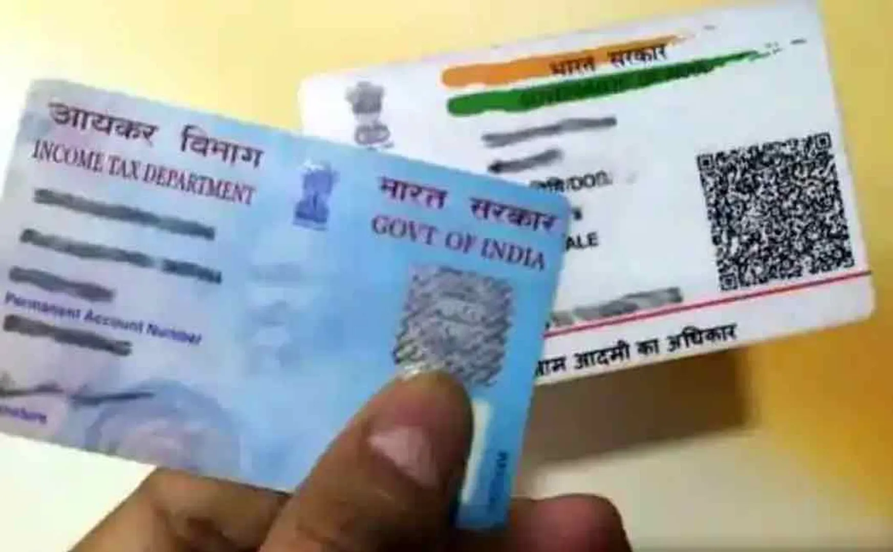 aadhaar - pan card link 