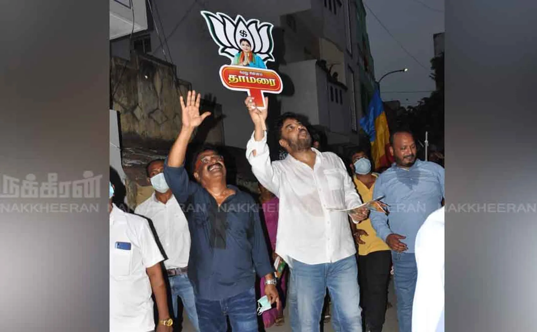 Sundar.C who campaigned in support of Khushbu