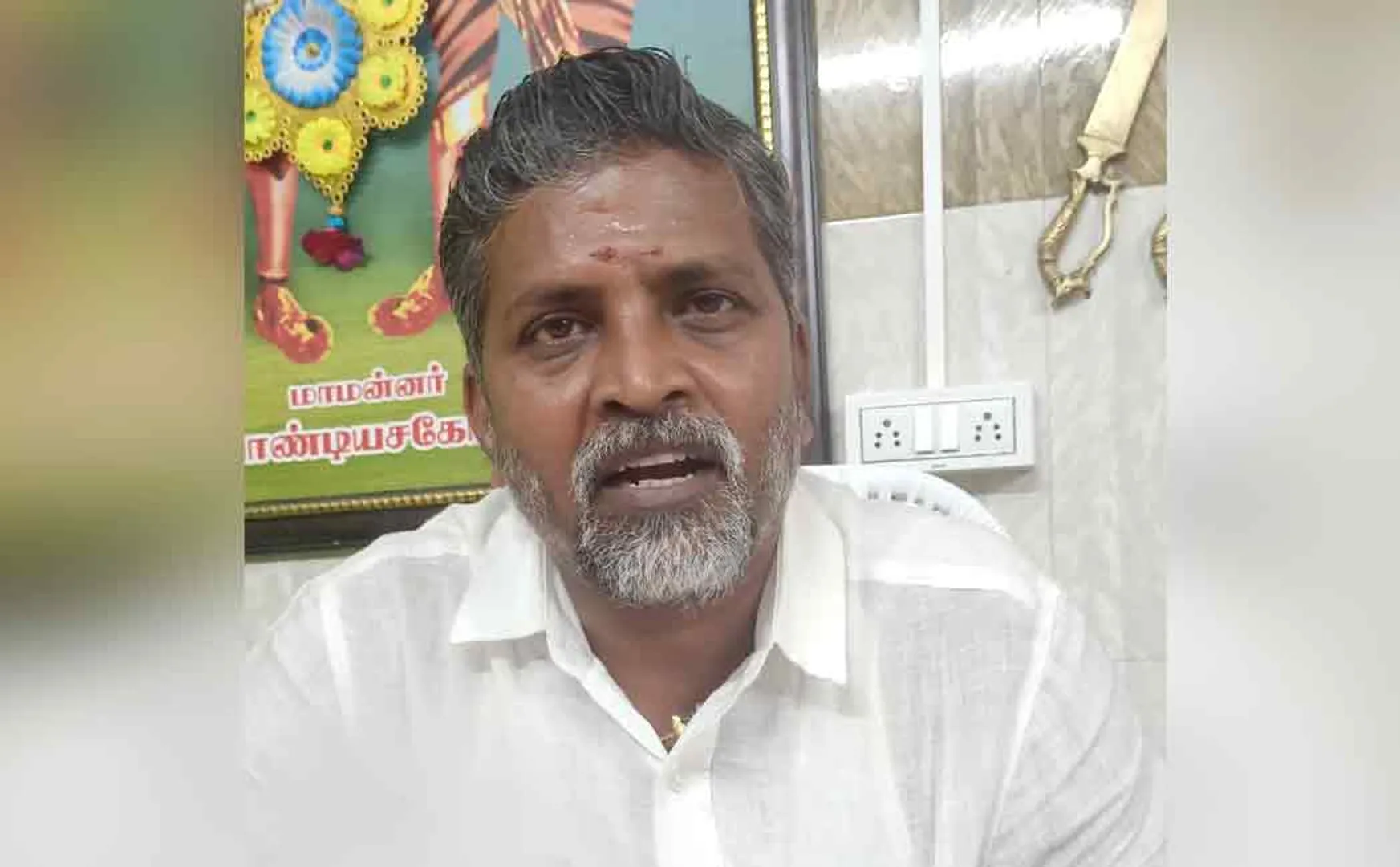 Madurai ammk candidate aathi narayanan doubt about admk minister and thirumagalam candidate R B Udhayakumar 