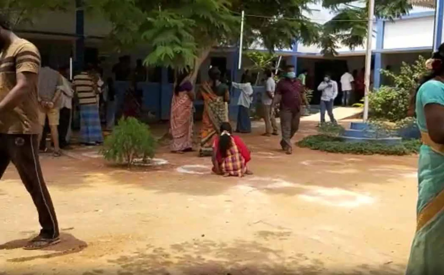 wheel chairs not provided in panagudi poll booth 