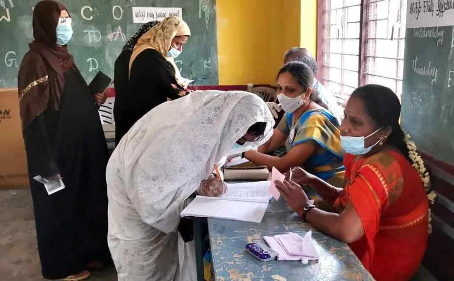  women voting Interestingly 