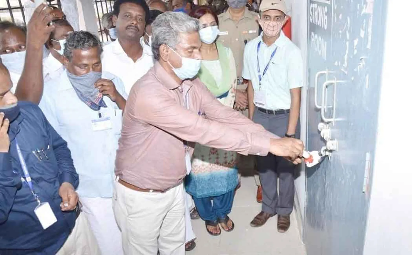 Seals for ballot boxes sealed