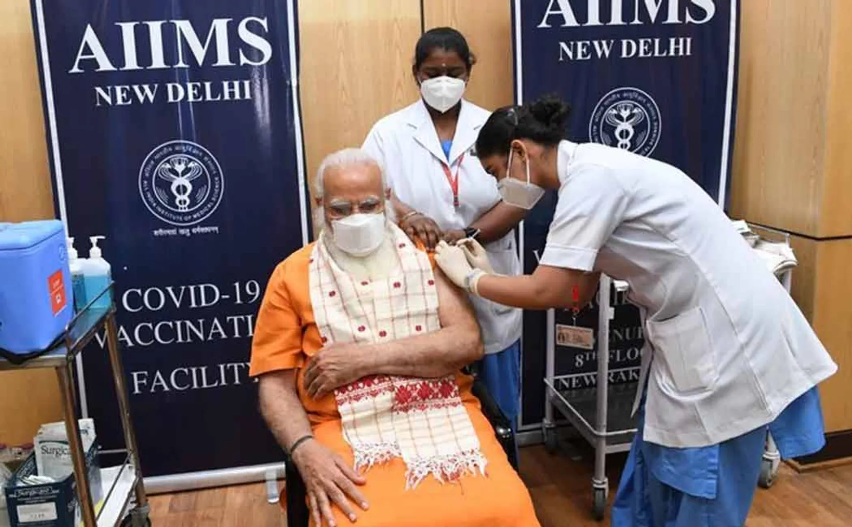 PM Modi takes 2nd dose of corona vaccine