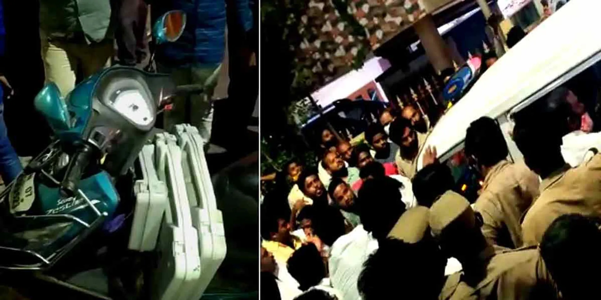 Votes recorded by the voting machine seized in Scooty ... re vote for Velacherry?
