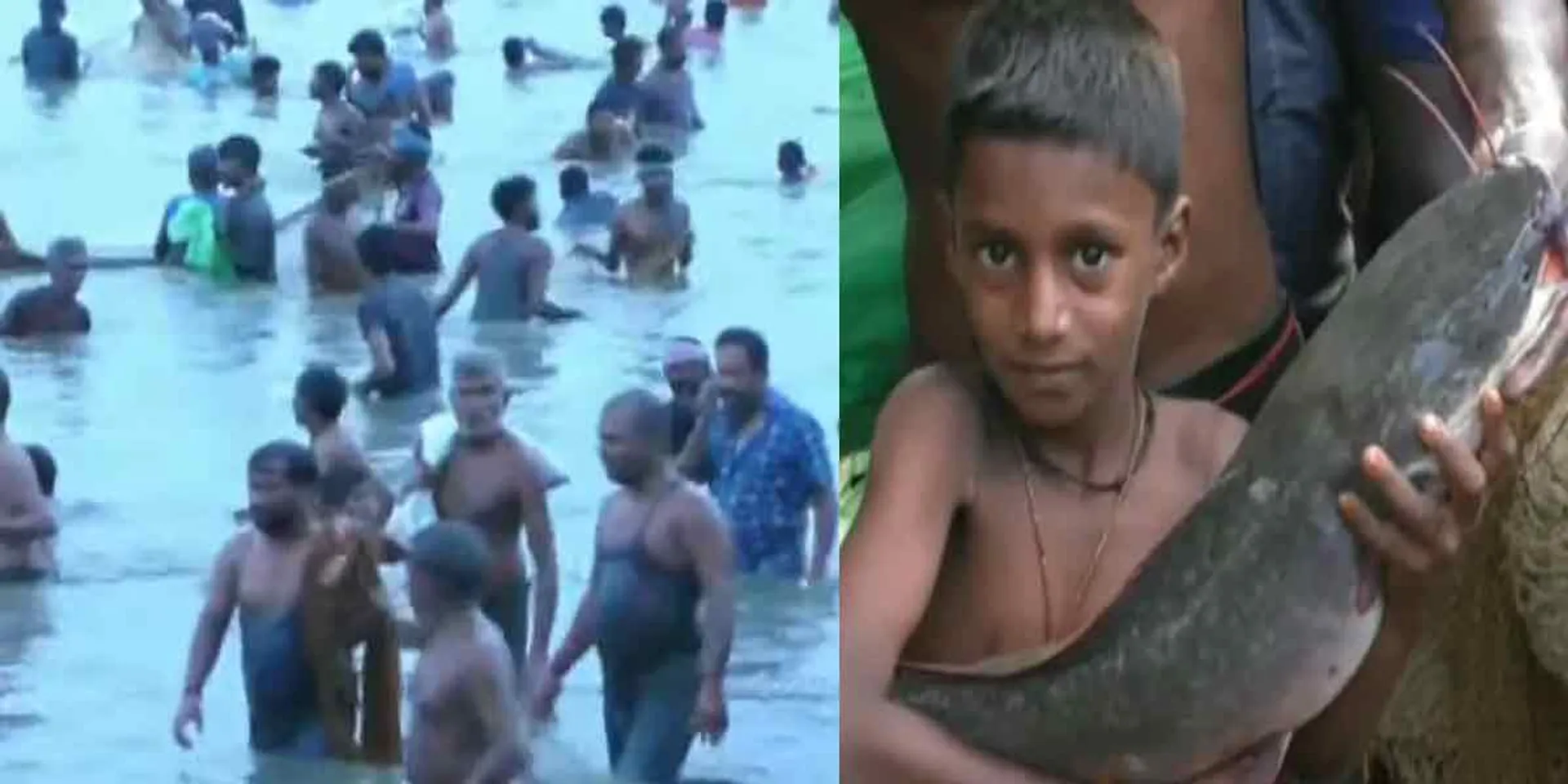Fishing festival ... People gathered in muthalaikulam 