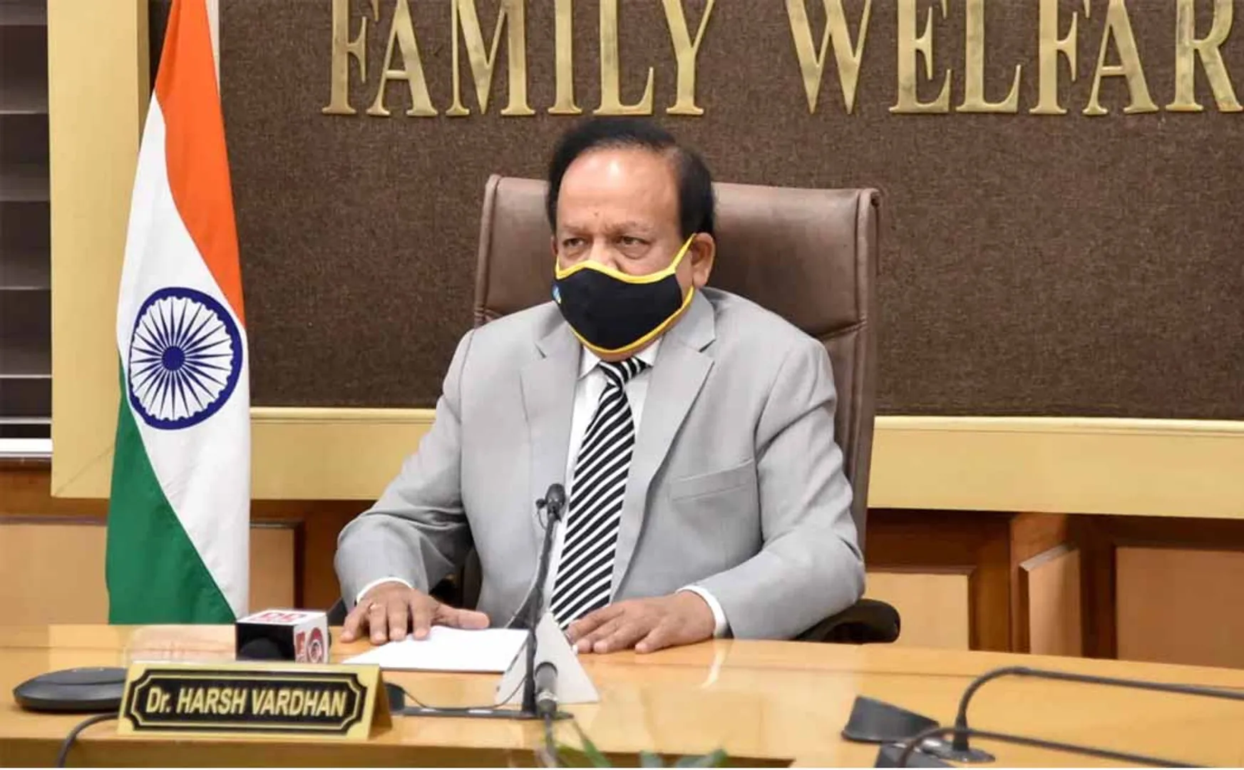 coronavirus prevention union health minister harsh vardhan discussion 