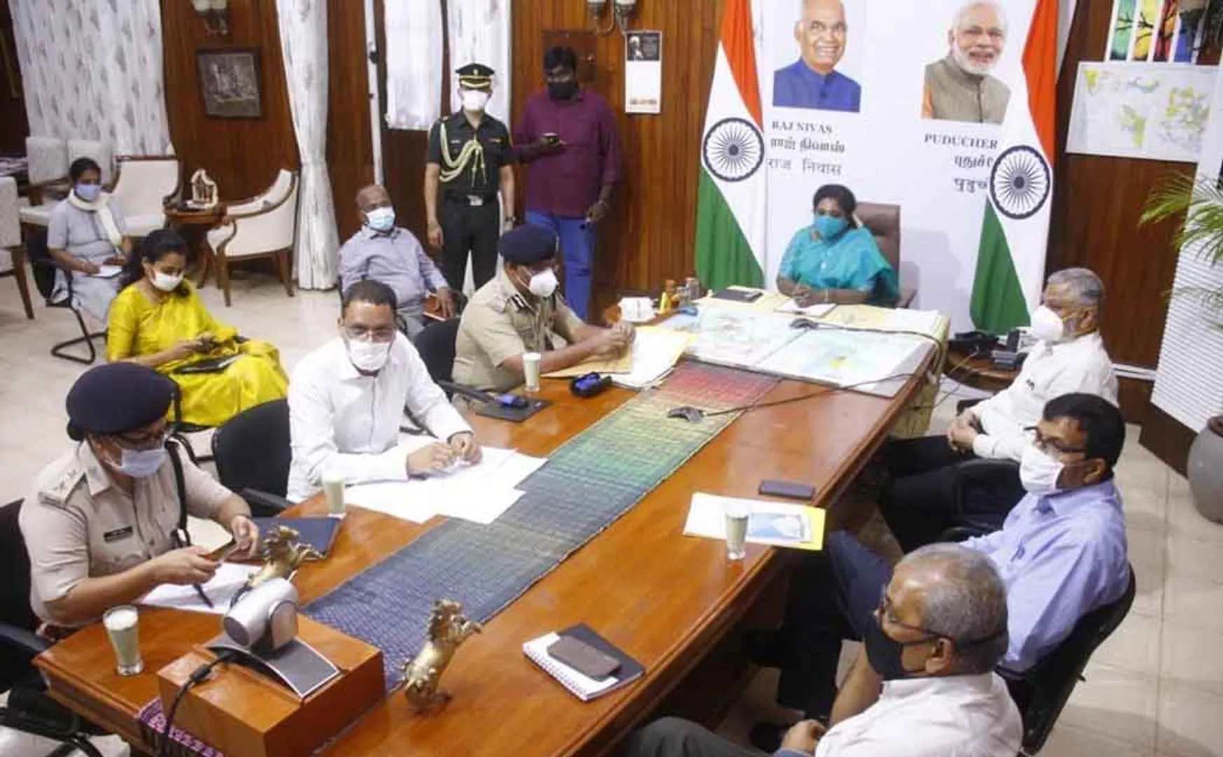 puducherry night curfew imposed coronavirus prevention 