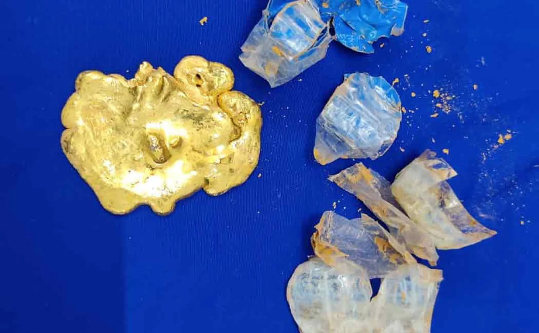 Gold caught at Chennai air port 