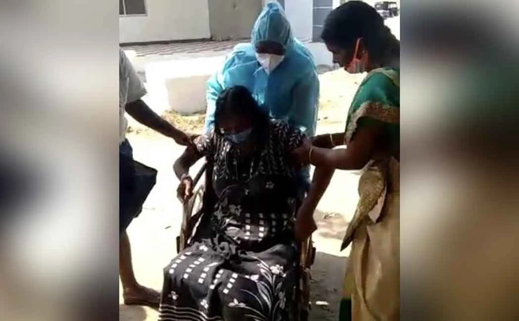 The hospital employee who pushed down the delivered woman 