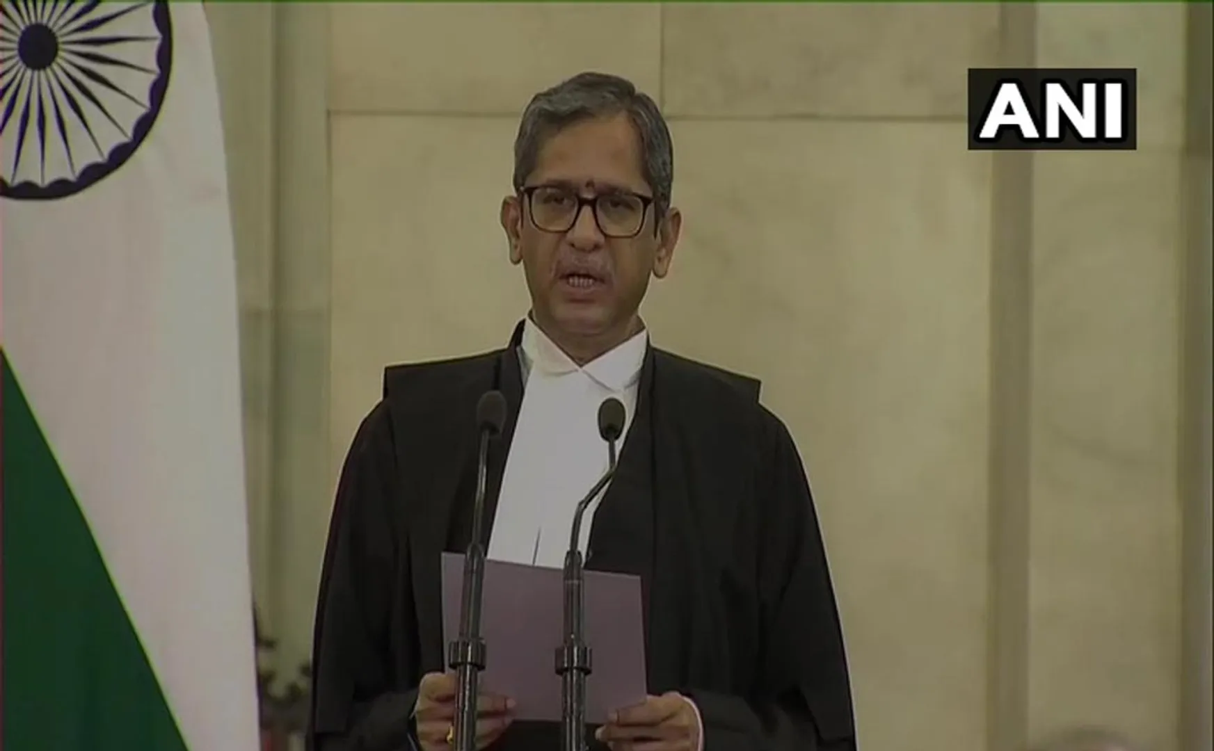 supreme court chief justice nv ramana oath ceremony 