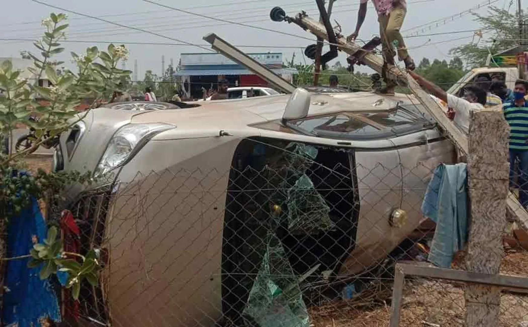 Sivagangai Collector car accident 