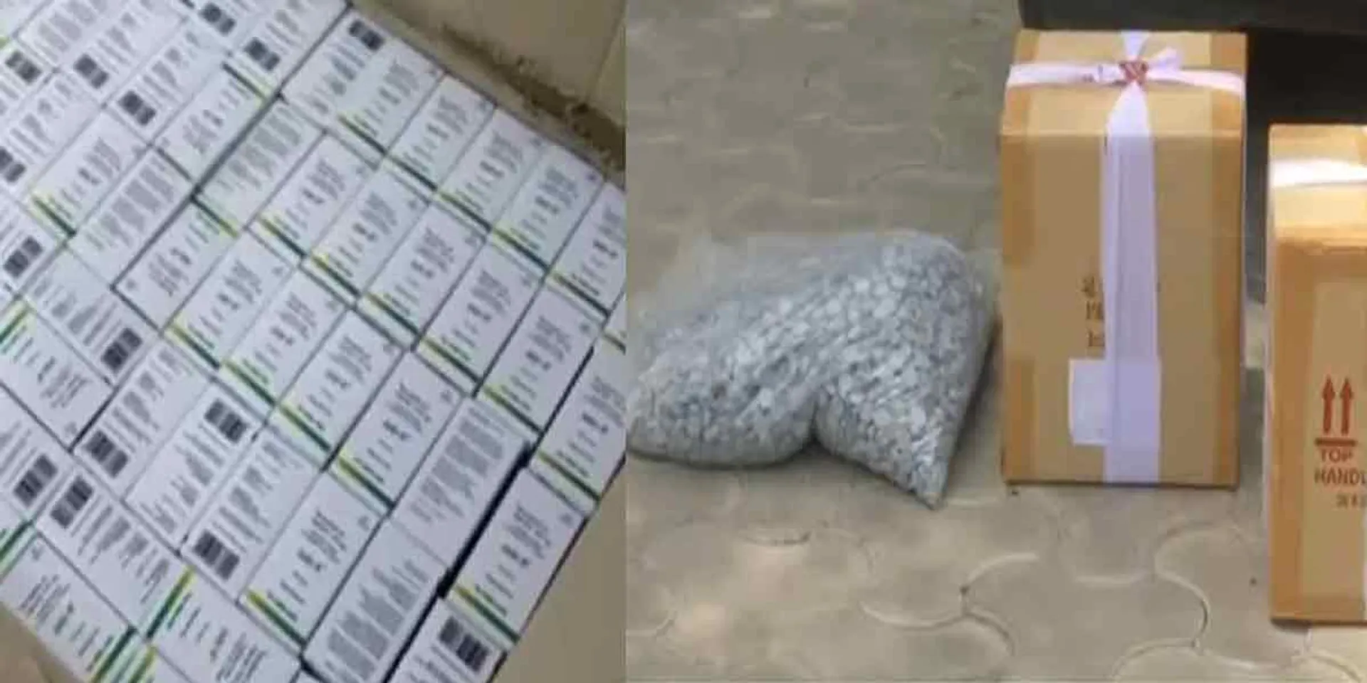 Fake Remtacivir ... Two person with  raw materials!