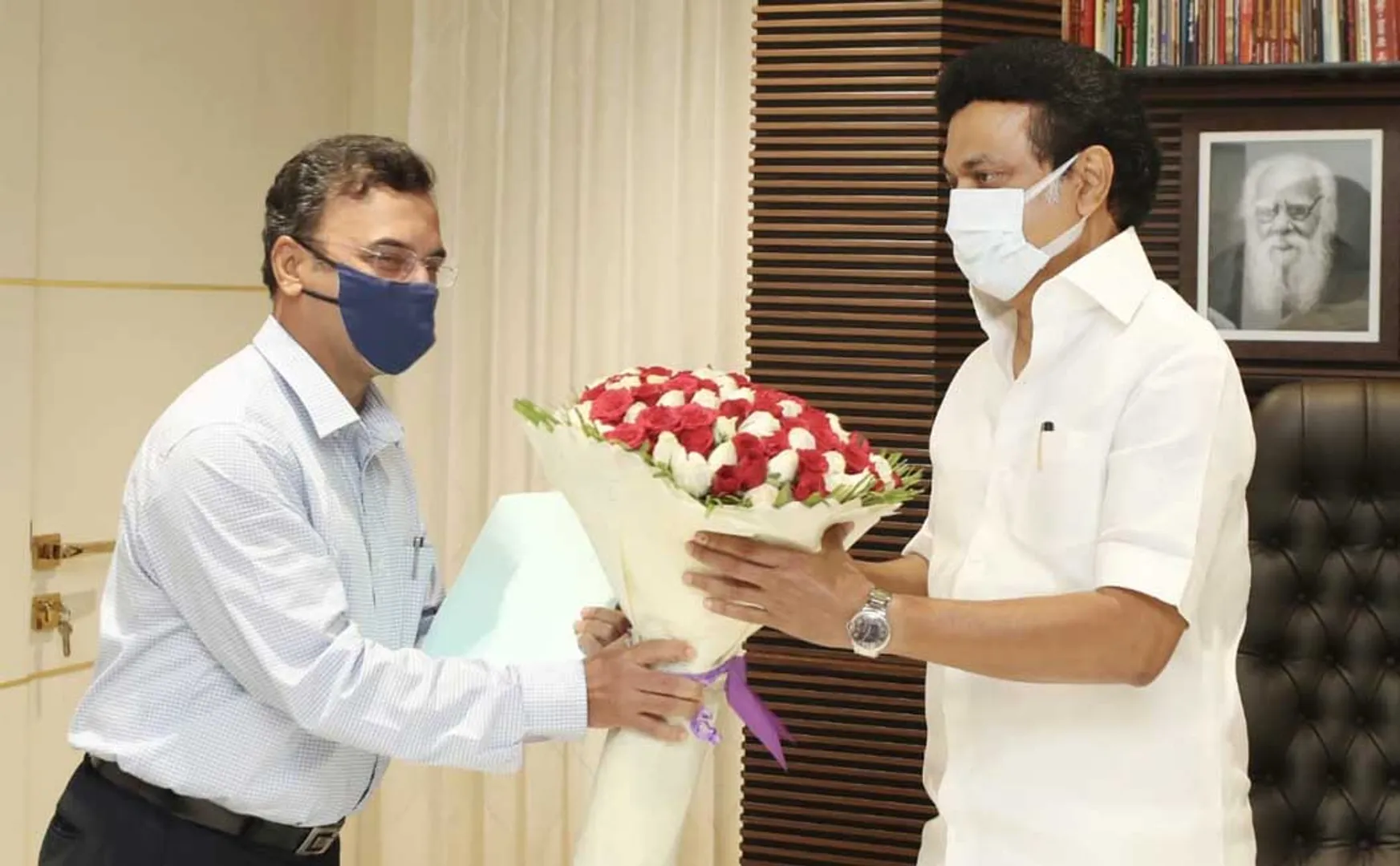 tamilnadu chief secretary discussion with dmk chief mk stalin 