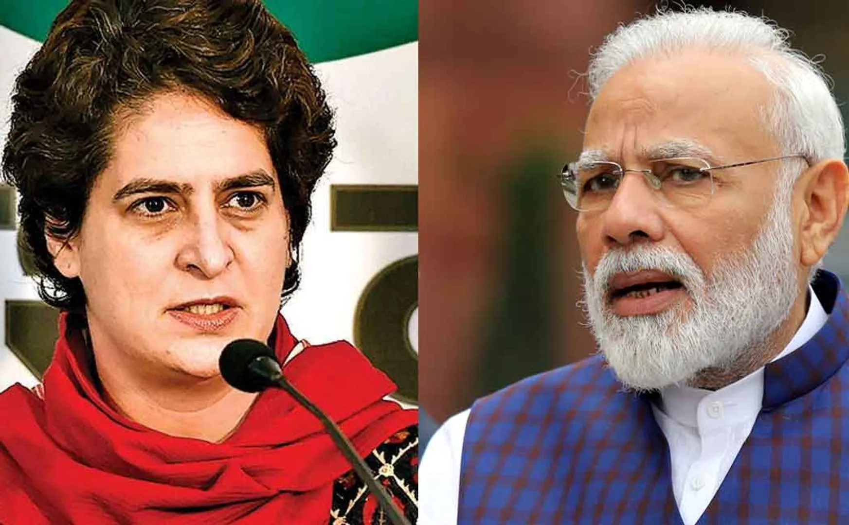 priyanka gandhi - pm modi